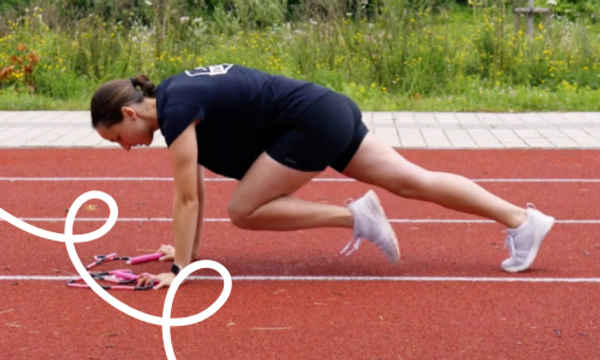 Push Up + Plank Run