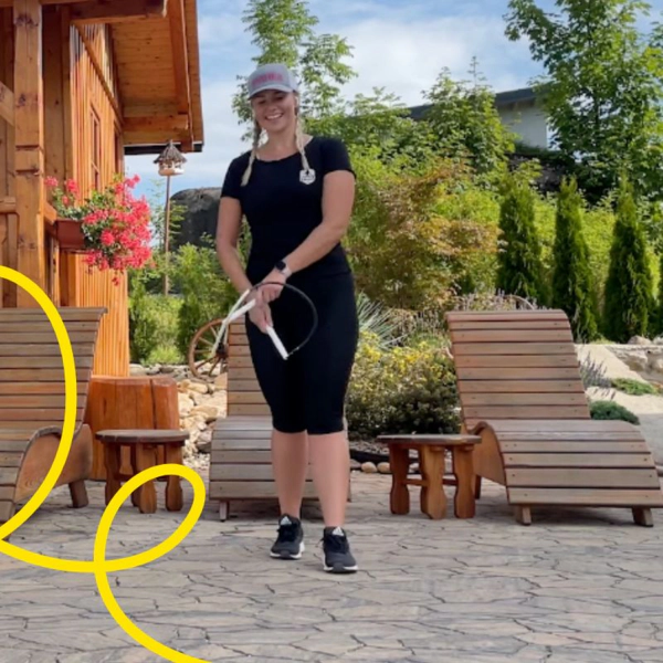 Trénink s Nikčou na základní footworky